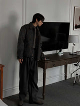 A Nock Mohair Wool Jacket (3color)