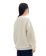 939パネルメッシュニット/939 PANELED MESH KNIT (CREAM)