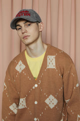 MUSIC ARGYLE CARDIGAN / BEIGE