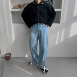 ASCLO Side Slit Denim Pants (2color) (6685980033142)