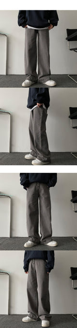 ベールデニムワイドパンツ