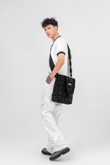 SGS NOIR PUFFER TOTE BAG