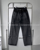 GMダブルスクエアデニムパンツ / GM Double Square Denim Pants (XS ~ L)