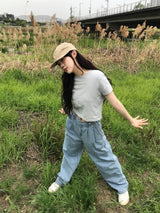 サマーピンタックデニム