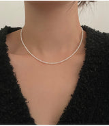 TINY PEARL NECKLACE