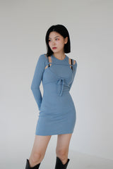 イーコンボレロワンピースセット / econ Bolero One Piece Set (2color)