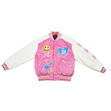 バーシティージャケット / NOKO Varsity Jacket♡ Pink