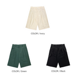 ASCLO Memory Nylon Bermuda Pants (3color)
