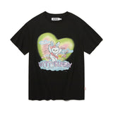 ウィッティバニートムボーイグラフィックTシャツ / WITTY BUNNY TOMBOY GRAPHIC T-SHIRT [BLACK]