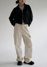 スエードステッチジャケット/Suede Stitch Jacket (2color)