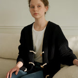 ダッフルドロップカーディガン/Duffel drop cardigan