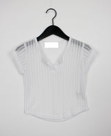 ユピクロップTシャツ / Yupi Linen Crop T-shirt (3color)