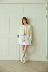 TIDY ROUND TWEED JACKET