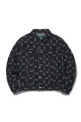 FLIP Denim Trucker Jacket_Black (6684850225270)