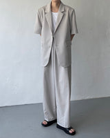 OW ツーボタン半袖ジャケット / OW Two Button Short-Sleeved Jacket (Set - Up / 3 colors)