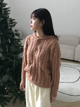 Siren knit hood