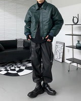 レザーボンディングジャンパー/PS Chief Leather Bonding Jumper (3 colors)