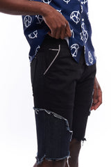 ANARCHY DESTROYED DENIM SHORTS (6573825097846)