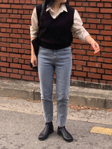チーズデイリービンテージストレートベンディングジーンズ / Cheeze Daily vintage straight Bending jeans