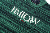 ボタンスリーブニット / BUTTON SLEEVE KNIT TOP_MELANGE MINT