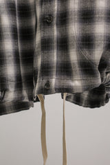 オンブルポケットシャツジャケット / OMBRE POCKET SHIRKET(SHIRTS JACKET)-MARS BLACK