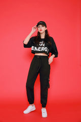 エナジーショートスリーブクロップTシャツ/TOP(7806) Energy Short Sleeve Crop Tee