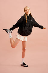 チェリーフーディーウィンドウブレーカー／CHERRY HOODIE WINDBREAKER [BLACK]