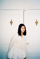 TISHA SAILOR TWEED BLOUSE _WHITE