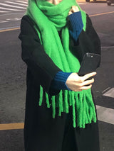 Guryane long balmaccan coat