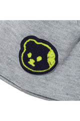 テディベアワッペンビーニー / T.D BEAR Wappen Beanie_Grey (6678723297398)