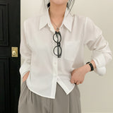 [6color] Basic pocket shirt & blouse
