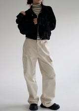 スエードステッチジャケット/Suede Stitch Jacket (2color)