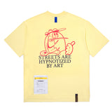 23 シャオーバーサイズTシャツ / 23 SHA OVERSIZED T-SHIRTS YELLOW / GREY