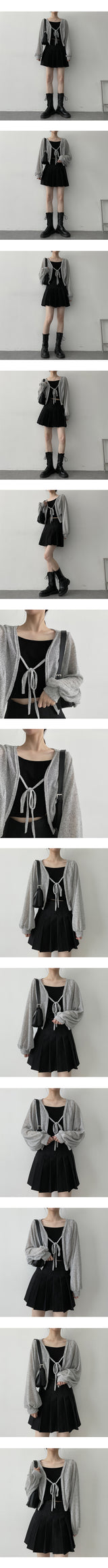 ニューリボンボレロカーディガン / New Ribbon Bolero Cardigan
