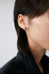 ETERNAL pearl earring (WHITE) -Single piece- (4630619783286)