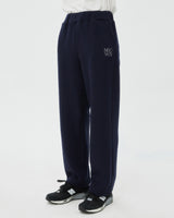 TYPO LOGO KNIT PANTS-NAVY (6605053853814)
