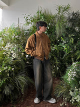 2 Low Stud Suede Jacket (2color)