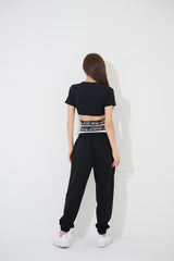 ペアXクロップTシャツ/TOP(9259) Pair X Crop Tee