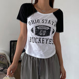 ラグビーラグラン半袖Tシャツ