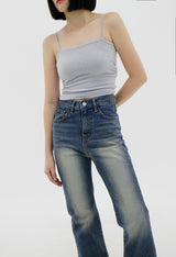 No.7089 マイルブーツカットデニムパンツ/No.7089 Mile bootcut denim pants