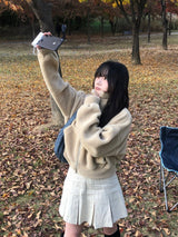 Teddy bear fleece jumper 