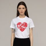ビッグライフロゴハートスマイルスリムTシャツ/Big Life Logo Heart Smile Slim Short Sleeve Tee