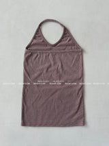 5 colors layered halter neck sleeveless