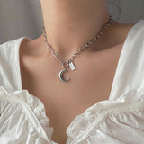 ムーン2ウェイボールドネックレス/dfe Moon Two way Bold Necklace