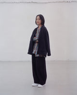 WARM-FLEECE HERITAGE CARDIGAN (Black) / ウォームフリースヘリテージカーディガン