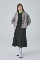 シャーリングロコドレス / Shirring Roco Dress [Olive]