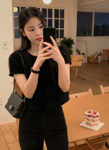 [SHOPPERMADE] Christmas Mohair Cardigan + Velvet Ribbon (3color)