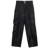 (UNISEX) ステッチマルチポケットデニムパンツ