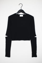 リブカットTシャツ/Rib Cut T-shirt (2color)