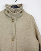 ウールテリーハーフコート/Wool terry half coat (3color)